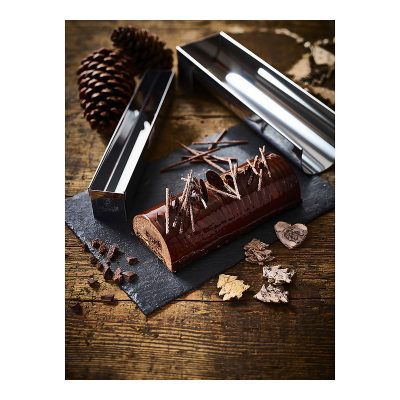 Pástétomforma - terrine forma, félkör 30x4x4 cm – de Buyer rozsdamentes prémium minőségű konyhai eszköz