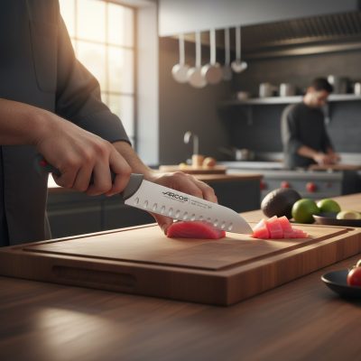 Arcos Colour Prof Santoku japán kés – 18 cm, színkódos markolattal