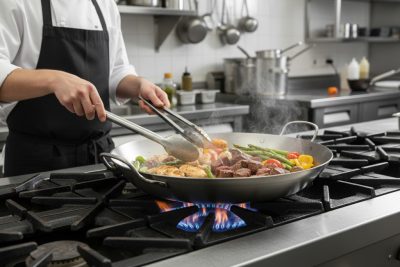 de Buyer Carbone Plus szénacél szeletsütő – 50 cm