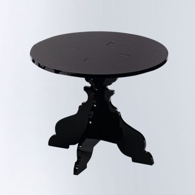 BAROQUE tortaállvány fekete plexi 26 cm-es átméró 21 magas a Martellato-tól