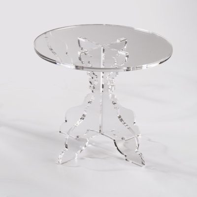 BAROQUE tortaállvány átlátszó plexi 26 cm-es átméró 21 magas a Martellato-tól