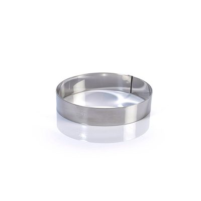 Tortakarika-sütőkeret átmérő 14 cm magasság 3,5 CM, rozsdamentes - Martellato minőség