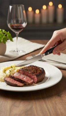 Steakkés 23,6 cm – 12,5 cm-es pengével, 6 db-os készlet
