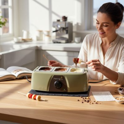 Martellato Meltinchoc MC107 analóg csokoládé olvasztó, 3 × 0,8 l