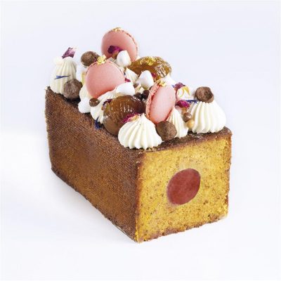 Travel cake Sütőforma cső betéttel, 103x190x70 mm