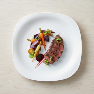 PARMA FEHÉR szögletes tányér 31x31cm - Bormioli opál üveg