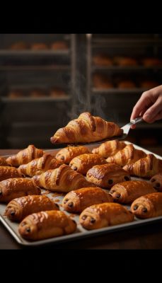 de Buyer Kékvas Sütőlemez 60×40 cm – Profi Péksütő Tepsi, 45° Ferde Perem