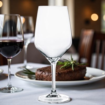 Platine vörösboros pohár 580 ml-es extra erős üveg, 6 db-os csomag - Vicrila