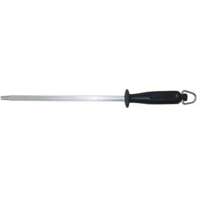 Hentes késélező - Fenőacél 25 cm-es, Higiénikus Nyél-Penge Találkozás