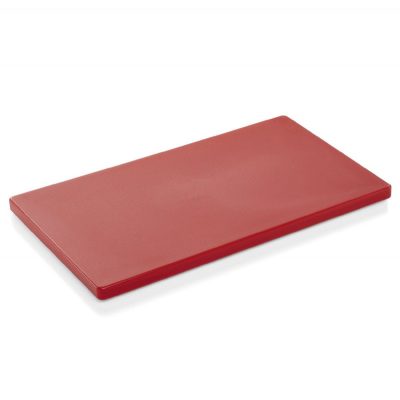 Vágódeszka 60x40x2 cm piros 6 gumitalpacskával - Német minőség