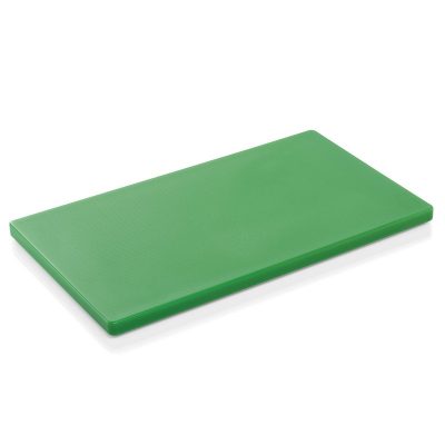 Vágódeszka 60x40x2 cm zöld 6 gumitalpacskával