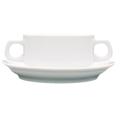 Kaszub levesescsésze+alj 16 cm, 320 ml, porcelán, 6 + 6 db-os csomag