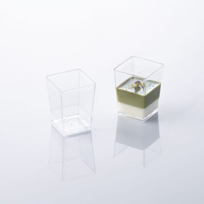 Square 60 ml-es Pohárkrém-desszert tégely, 100 db-os csomag