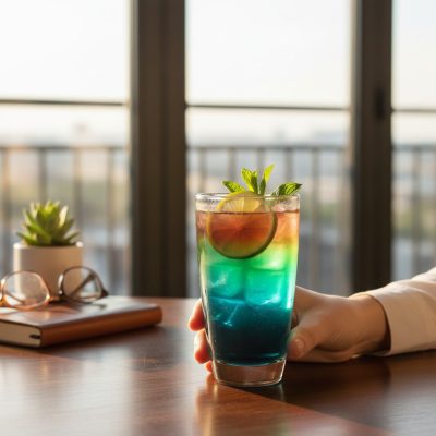 Fonte Collins long drink pohár, 370 ml, 6 db-os csomag –Tom Collins koktélok számára