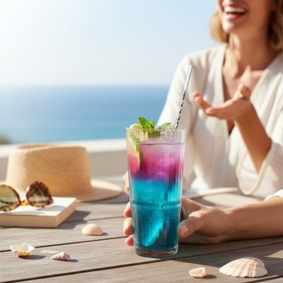 Grande Sunray Margarita Cooler Pohár - 460 ml, 6 db-os csomag, Sorolható, Temperált Üveg
