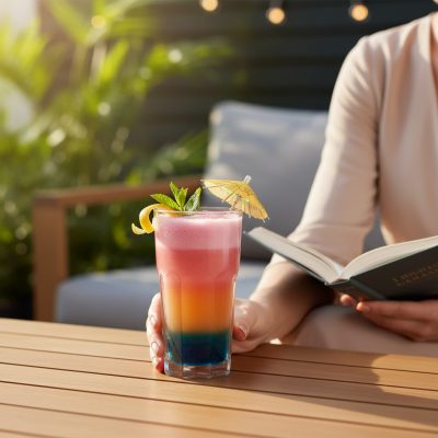 Marocco Vastag Falú Üveg Limonádés és Koktélos Pohár, 625 ml, 6 db