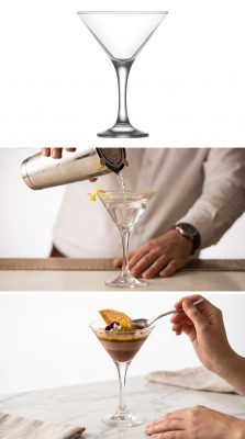 LAV Misket martini koktélkehely 175 ml – 6 db