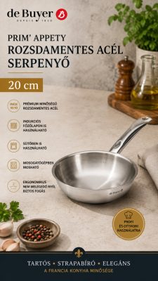 de Buyer Prim'Appety rozsdamentes serpenyő 20 cm