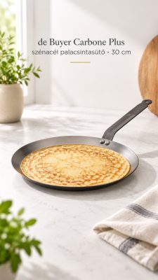 de Buyer Carbone Plus szénacél palacsintasütő – 30 cm