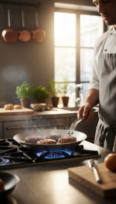 de Buyer Mineral B steak serpenyő 28 cm – szénacél vasserpenyő