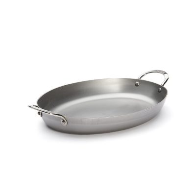 Szeletsütő, ovál, 36 cm, két fül, Mineral B, de Buyer