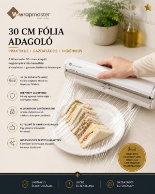 Wrapmaster 1000 professzionális fólia- és alufólia adagoló 30 cm