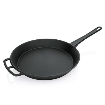 Óriás nyeles serpenyő, 80-12 cm, öntöttvas