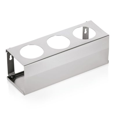 Szósznyomó palack tartó, 3 szósznyomóhoz, 32,5x11x12 cm, rozsdamentes