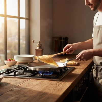 de Buyer Carbone Plus szénacél palacsintasütő - 18 cm