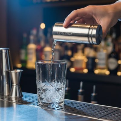 Hitelesített Rozsdamentes Bári Italmérce CE/M Jellel, 18/10 Inox, 5 cl