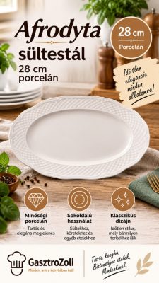 Afrodyta sültestál 28 cm porcelán