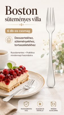 Boston süteményes villa – 14,5 cm, 6 db-os csomag