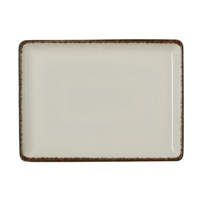 Smilla Sand sültes tál, 27x20 cm, porcelán