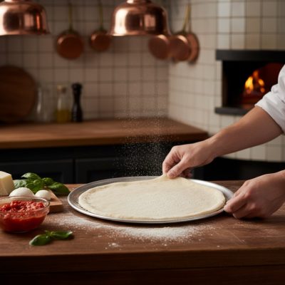 Pizzaforma felső átm.: 30 cm alsó átm.: 28 cm perforált alumínium - Német minőség