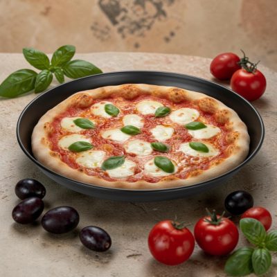 Peremes Pizzaforma, 40 cm átmérő - Prémium Kékvas