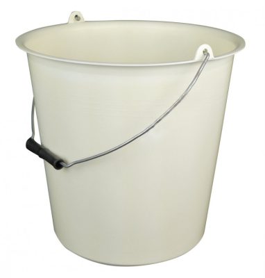 Vödör 12 liter 29-30 cm fém füllel