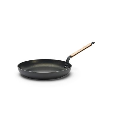 de Buyer CHOC B BOIS tapadásmentes serpenyő – 32 cm, bükkfa nyéllel
