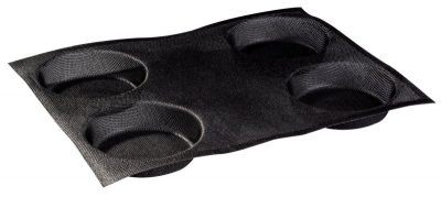 Microperforált Üvegszálas sütőforma, 2x4 adag, 120 mm átm., 30 mm mély, 2 db 30x40 cm, mikroperforált