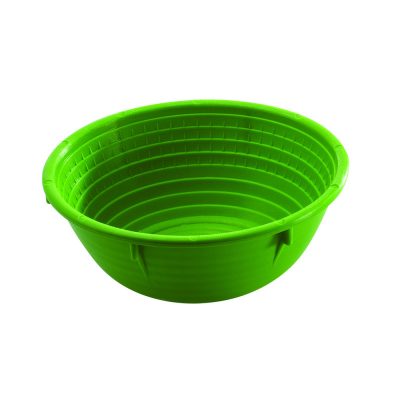 Kelesztőkosár, kerek, 18 cm, 0,5 kg-os kenyérforma vegyes színnel