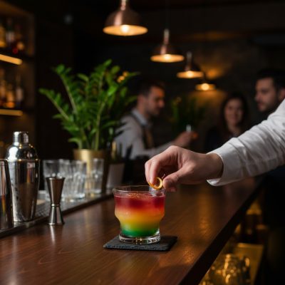 Dude 350 ml-es sorolható koktélos pohár, 6 db-os csomag - Olasz minőség