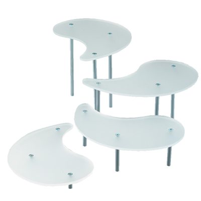 4 szintes plexi büfé állvány a Martellato-tól