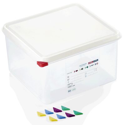Araven GN edény 2/3 200 mm 19 liter ételtároló légmentesen záró fedővel