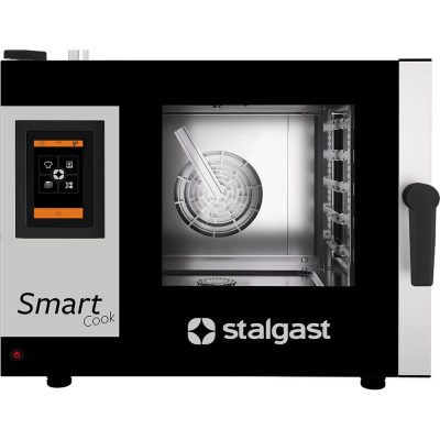 Kombinált gőzölő, STALGAST SmartCook, érintőképernyős, 5xGN1/1, P 7.75 kW