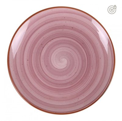 Bonna Purple 6 db 27 cm-es porcelán lapostányér, pattanási garanciával
