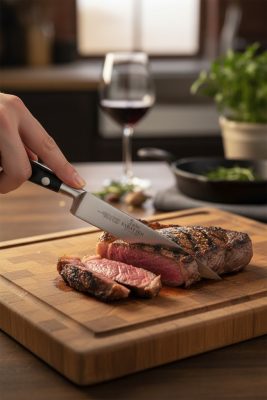 Lion Sabatier Idéal Steakkés 13 cm-es penge – POM Markolattal és Rozsdamentes Szegecsekkel