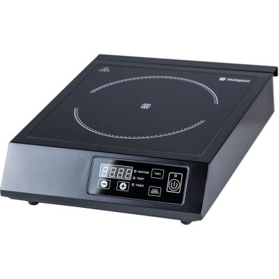 Gredil Professzionális Indukciós Főzőlap, 3.5 kW, 230 V – Üveg Főzőfelület, Fekete Ház, Érintővezérlés