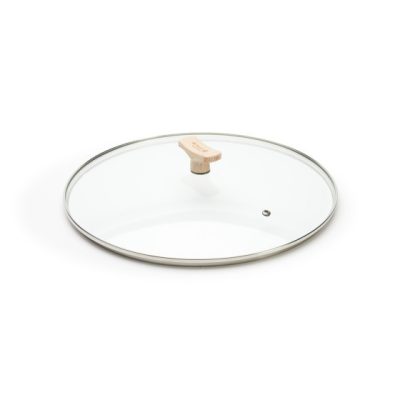 de Buyer Mineral B univerzális üveg fedő bükkfa fogantyúval – Ø32 cm