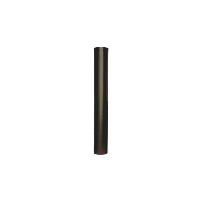 Inoxterm 120 x 1000 mm kazán füstcső - fekete (Ø120 mm)