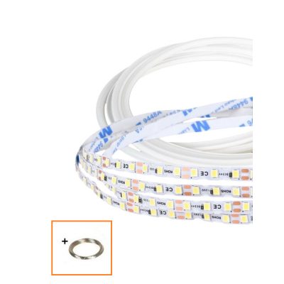 UNIVERSO Hajlítható led szalag szilikon fedlappal DC:24V 120D-10w/méter 3000k IP20 6x9mm 10méter 3év