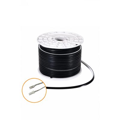 UNIVERSO LED szalag fekete szilikon profilban DC:24V 130D 9w-75lm/méter 4000k IP65 10x13mm Freecut 3év